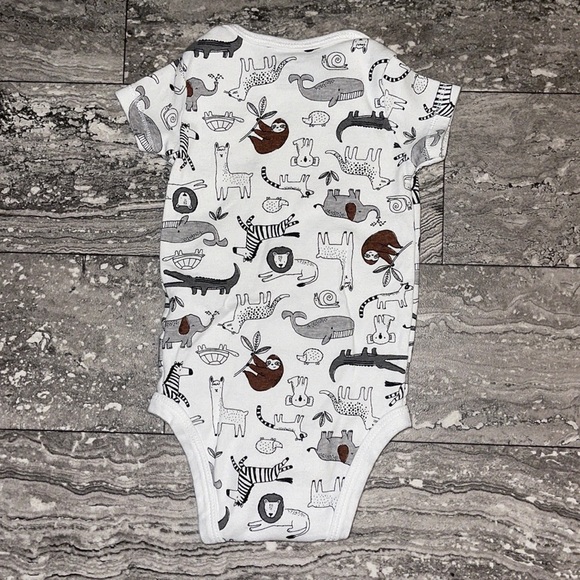 Animal short sleeve onesie - Picture 2 of 2